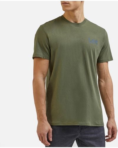 Lee Jeans Medium Wobbly Cotton-jersey T-shirt - Green