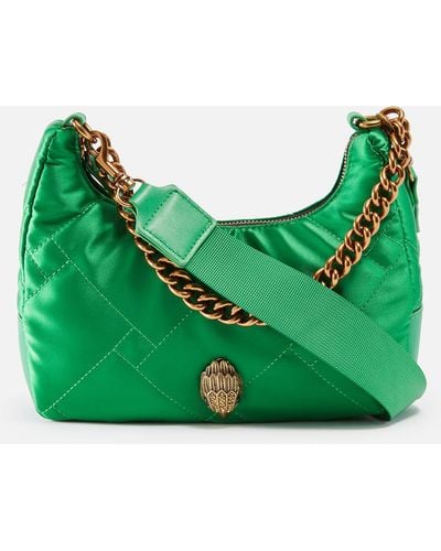 Kurt Geiger Quilted Recycled Nylon Bag - Green