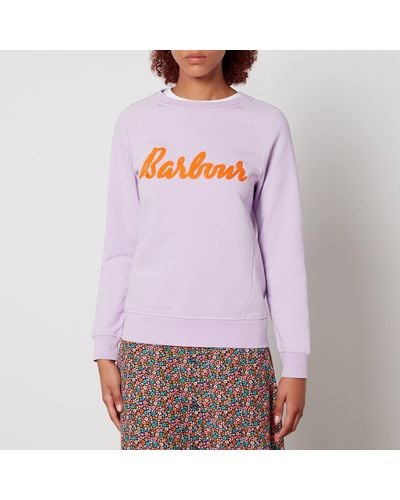 Barbour Otterburn Cotton-jersey Sweatshirt - Purple