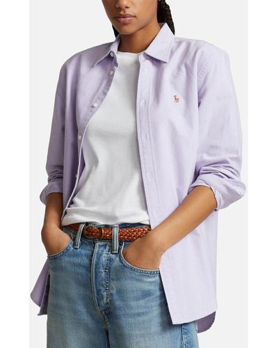 Polo Ralph Lauren Oxford Cotton Shirt - Purple