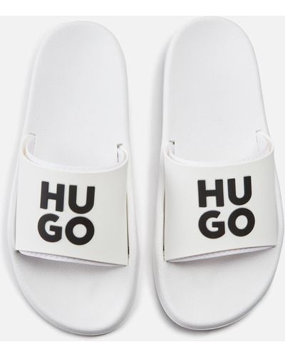 HUGO Match Sliders - White