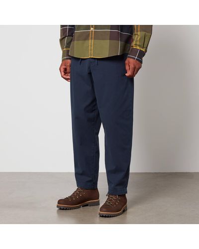Barbour Highgate Cotton-twill Trousers - Blue