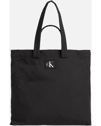 Calvin Klein City Nylon Tote Bag - Black