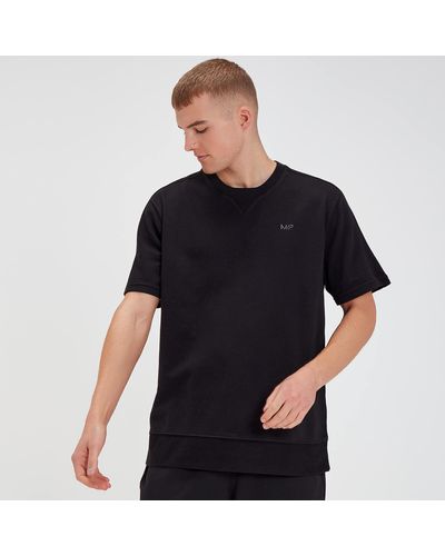 Mp Kurzarm-T-Shirt für Ruhetage – Ausgewaschenes Schwarz