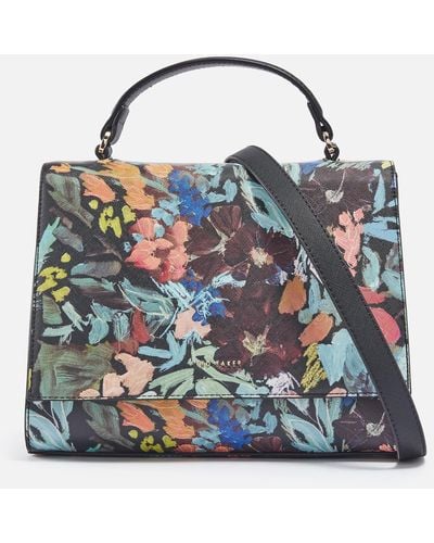 Ted Baker Betikon Painted Meadow Leather Bag - Blue