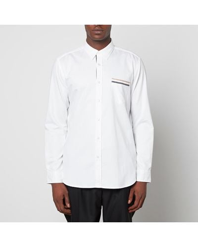 BOSS Roger Cotton Shirt - White