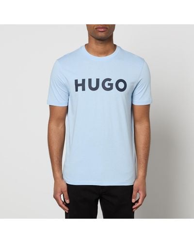 HUGO Dulivio Cotton T-shirt - Blue
