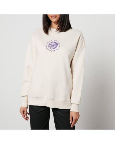 Dickies Garden Plains Cotton-Jersey Sweatshirt - Weiß