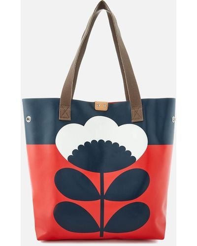 Orla Kiely Willow Tote Bag - Red