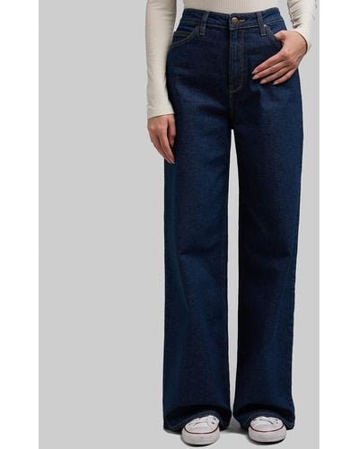 Lee Jeans Stella Stretch-denim Wide-leg Jeans - Blue