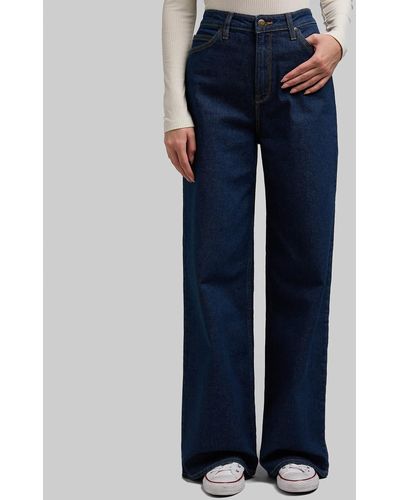Lee Jeans Stella Stretch-denim Wide-leg Jeans - Blue