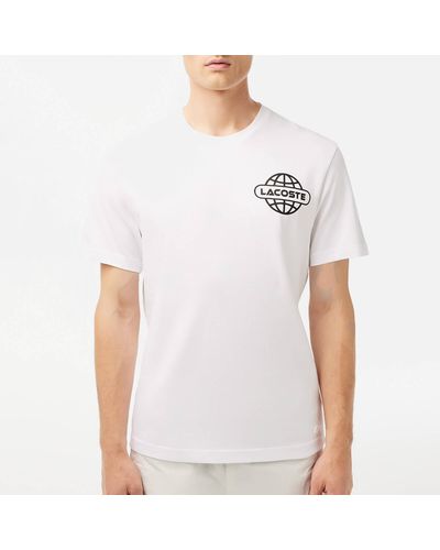 Lacoste Cotton-Blend T-Shirt - Weiß