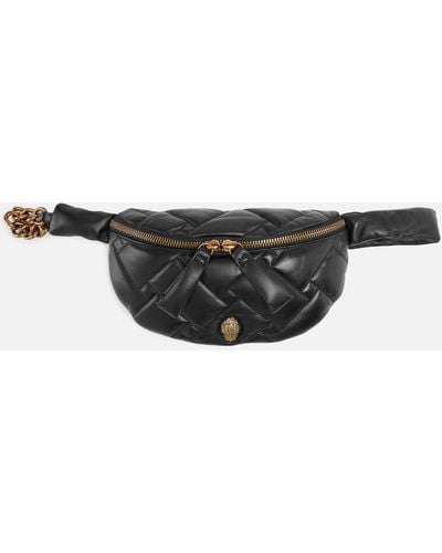 Kurt Geiger Kensington Leather Belt Bag - Black