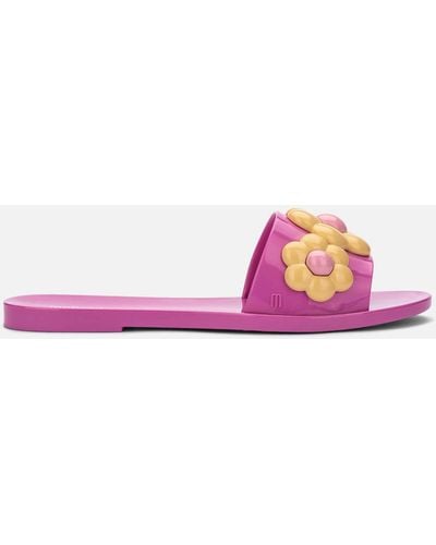 Melissa Babe Spring Daisy Rubber Sandals - Pink