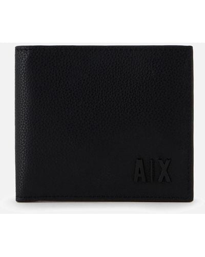 Armani Exchange Leather Wallet - Black