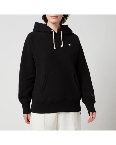 Champion Hooded Sweatshirt - Black