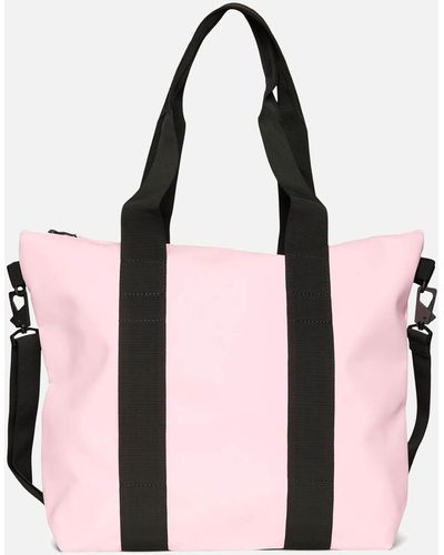 Rains Mini W3 Shell Tote Bag - Pink