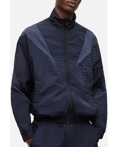 BOSS Two-tone Nylon Jacket - Blue