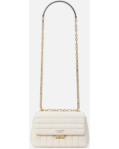 Kate Spade Carlyle Quilted Medium Shoulder Bag - White