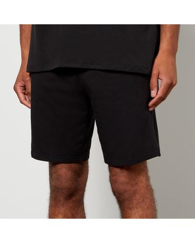 Calvin Klein Logo-waistbanded Jersey Shorts - Black