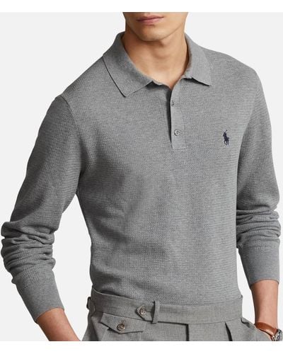 Polo Ralph Lauren Cotton Polo Shirt - Gray