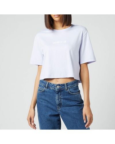 Calvin Klein Short Sleeve T-shirt - White