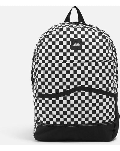 Vans Construct Skool Checkered Canvas Backpack - Black