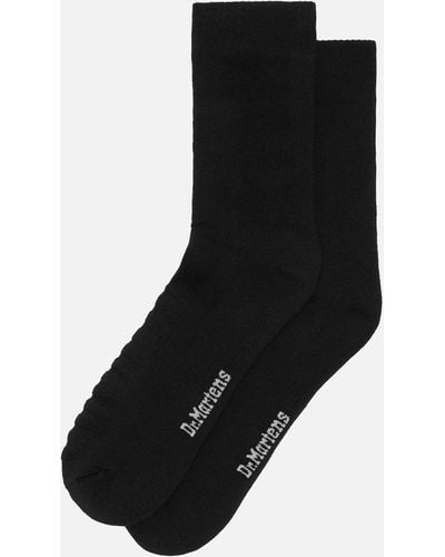 Dr. Martens Double Dock Cotton-blend Socks - Black