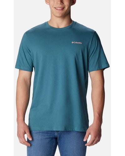 Columbia North Cascades Cotton-jersey T-shirt - Blue