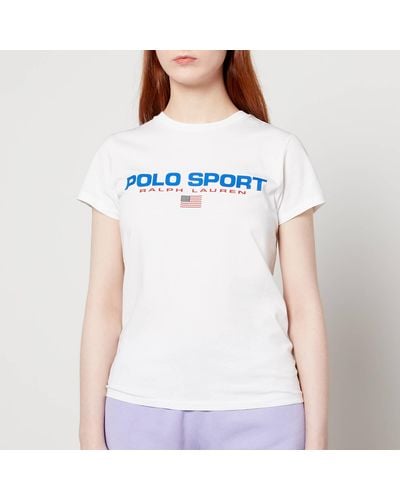 Polo Ralph Lauren Rundhals-T-Shirt Polo Sport - Weiß