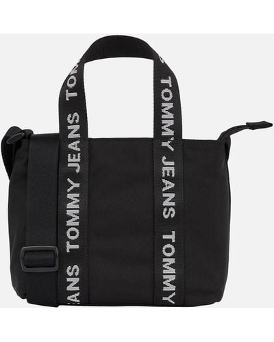 Tommy Hilfiger Essential Canvas Crossbody Bag - Black
