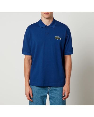Lacoste Do Croc 80's Cotton Polo Shirt - Blue