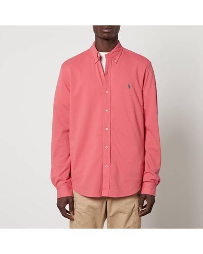 Polo Ralph Lauren Cotton-Piqué Shirt - Red