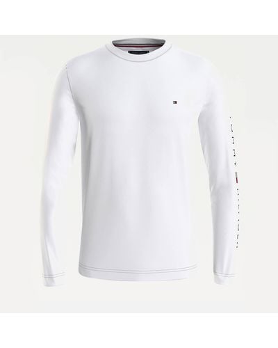 Tommy Hilfiger Logo-printed Organic Cotton-jersey T-shirt - White