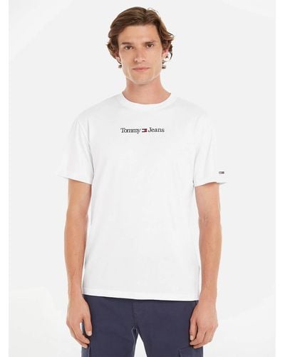 Tommy Hilfiger Classic Logo Cotton T-shirt - White