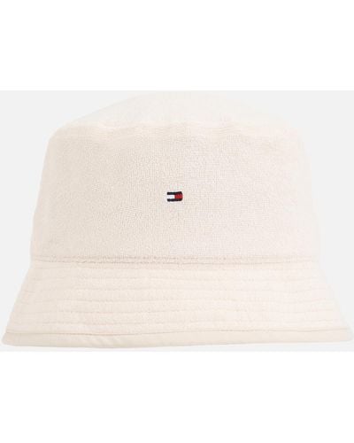 Tommy Hilfiger Flag Terry Bucket Hat - Natural