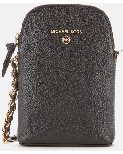 MICHAEL Michael Kors Jet Set Charm Phone Leather Bag - Gray