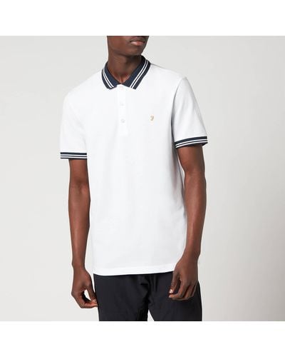 Farah Stanton Polo Shirt - White