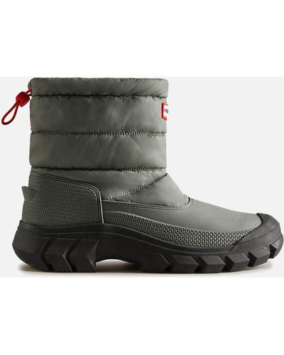 HUNTER Intrepid Short Shell Snow Boots - Grün