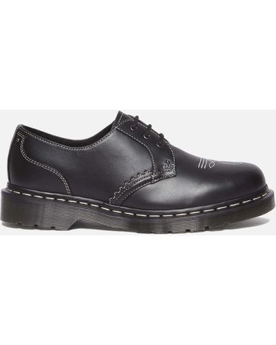 Dr. Martens 1461 Gothic Americana Leather Shoes - Brown