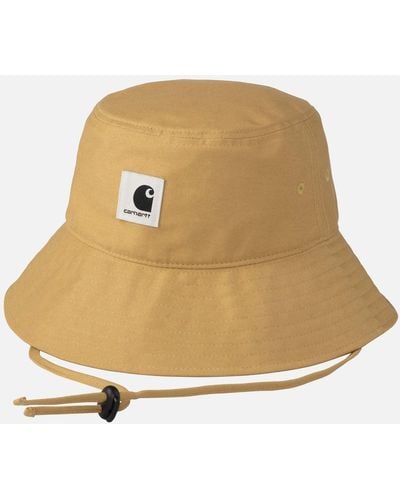 Carhartt Ashley Cotton-twill Bucket Hat - Natural