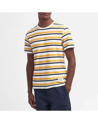 Barbour Whitwell Striped Cotton-jersey T-shirt - Multicolor