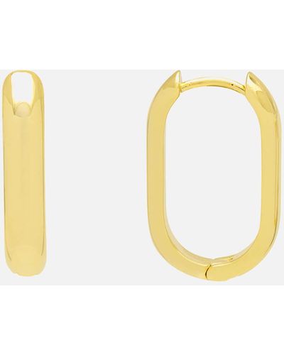 Estella Bartlett Gold-plated Hoop Earrings - Metallic