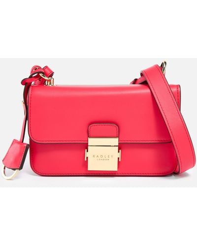 Radley Hanley Close Leather Mini Crossbody Bag - Pink