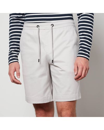 Ted Baker Mordon Stretch-cotton Twill Shorts - White