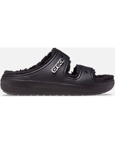 Crocs™ Classic Cozzzy Sandals - Black