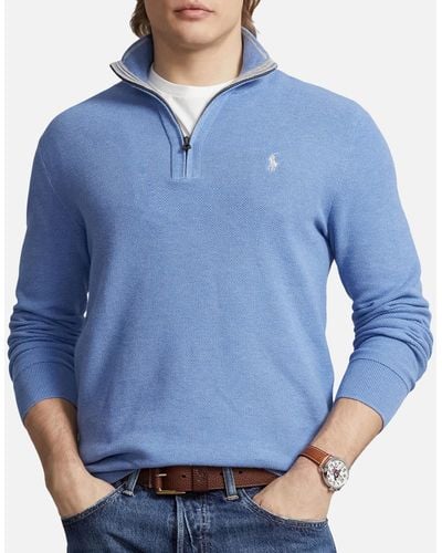 Polo Ralph Lauren Cotton-Knit Top - Blau