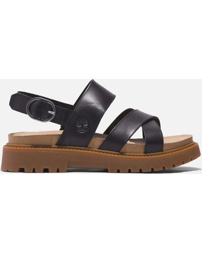 Timberland Clairemont Way Leather Sandals - Blue