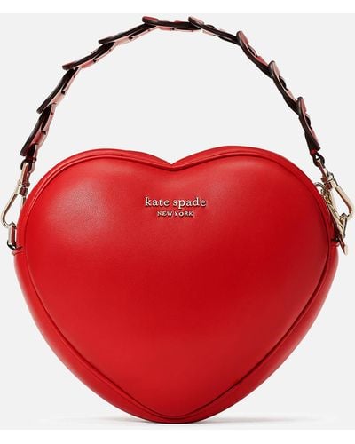 Kate Spade Heartbreaker 3d Heart Cross Body Bag - Red
