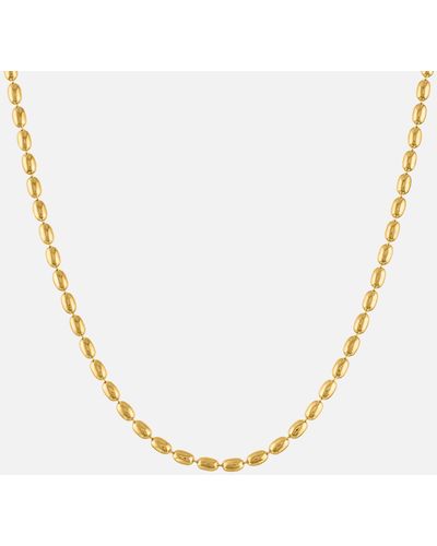 OMA THE LABEL The Ekan 18 Karat Gold-plated Chain Necklace - Metallic